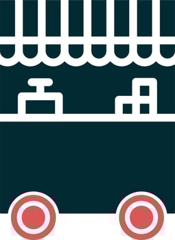Food Stall Vector Icon
