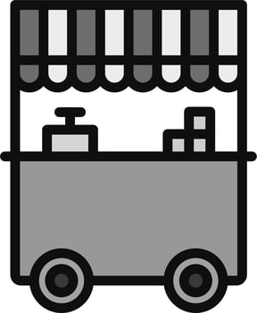 Food Stall Vector Icon