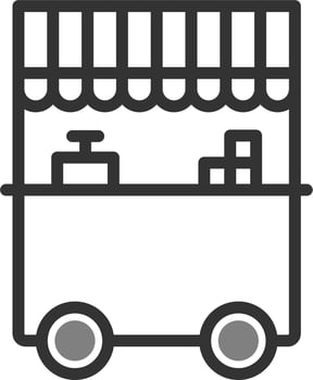 Food Stall Vector Icon