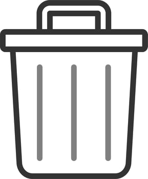 Trash Bin Vector Icon