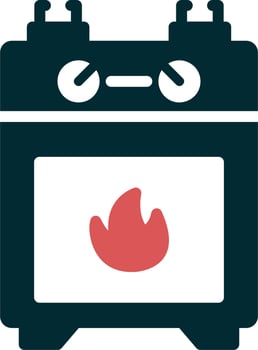 Gas Stove Vector Icon