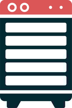 Room Cooler Vector Icon