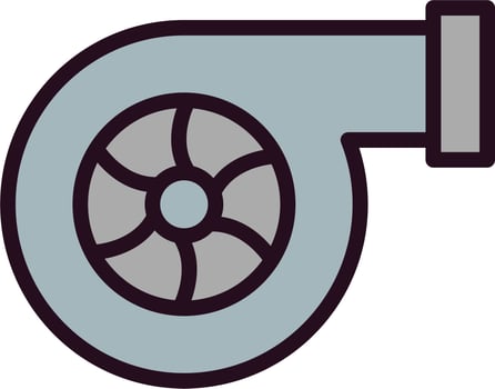 Turbine Vector Icon