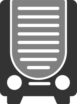 Gas Heater Vector Icon