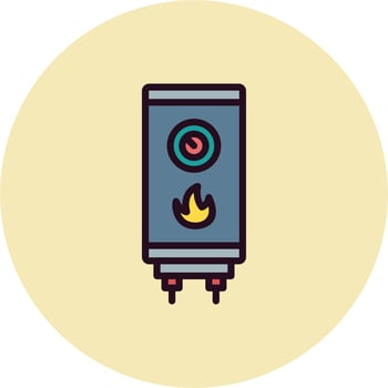 Water Heater Vector Icon