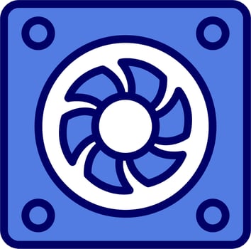 Cooling Fan Vector Icon