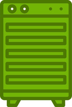Room Cooler Vector Icon