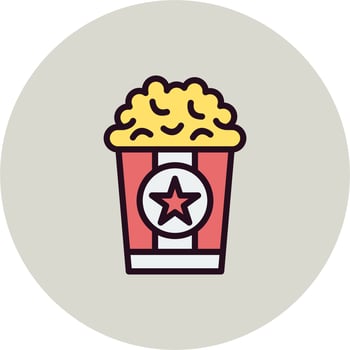Popcorn Vector Icon