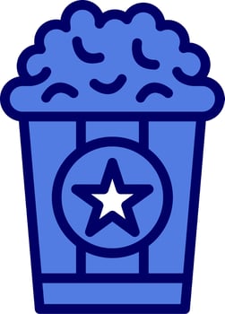 Popcorn Vector Icon