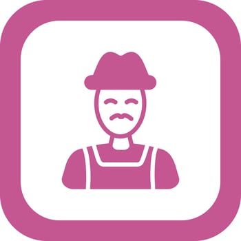 Farmer Vector Icon