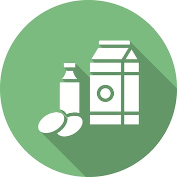Dairy Products Vector Icon