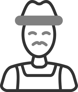 Farmer Vector Icon