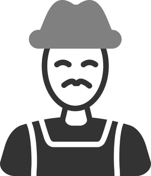 Farmer Vector Icon