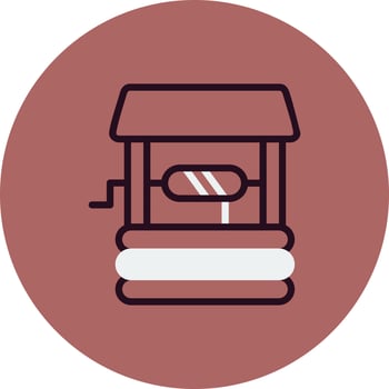 Water Well Vector Icon