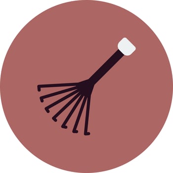 Rake Vector Icon