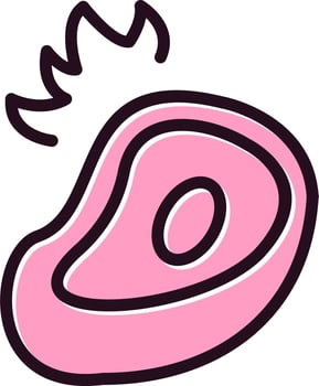 Steak Vector Icon