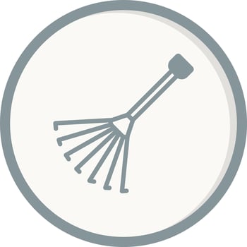 Rake Vector Icon