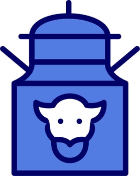Milk Tank Vector Icon