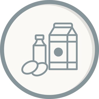 Dairy Products Vector Icon