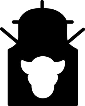 Milk Tank Vector Icon