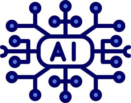 Artificial Intelligence Vector Icon