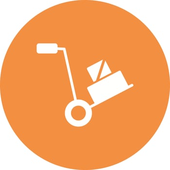 Trolley Vector Icon