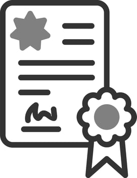 License Vector Icon