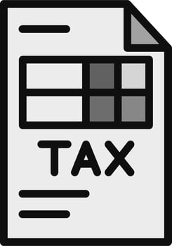 Tax Vector Icon