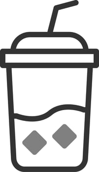 Iced Coffee Vector Icon