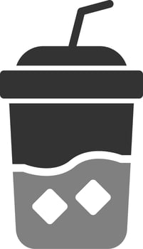 Iced Coffee Vector Icon