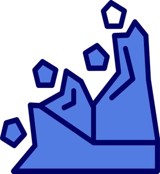 Landslide Vector Icon