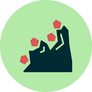 Landslide Vector Icon