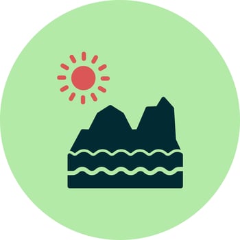 Glacier Vector Icon