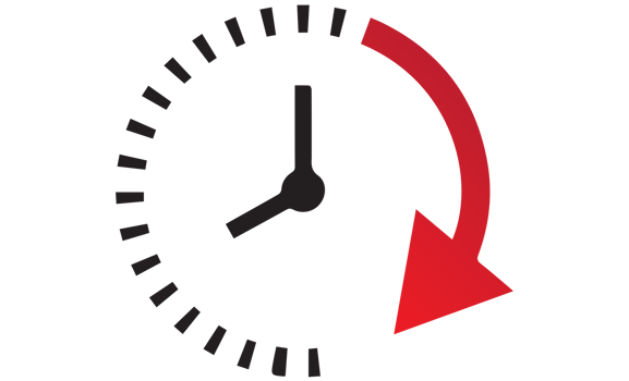 Passage of time icon on transparent background png