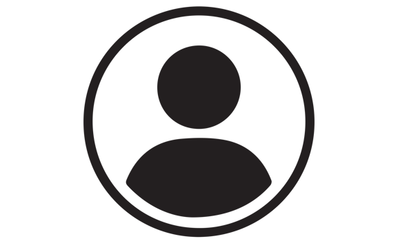 User icon on transparent background png