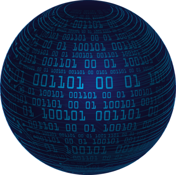 Modern Technology World Map Globe Crop-out png