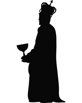 wise men balthazar silhouette png