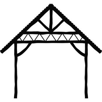 manger stable silhouette png