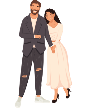 happy lovers couple png