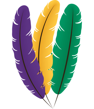 mardi gras feathers png
