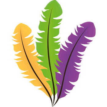 mardi gras celebration feathers png