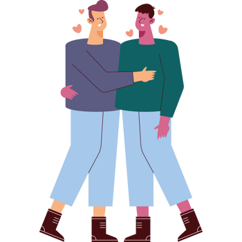 lovers couple gay png