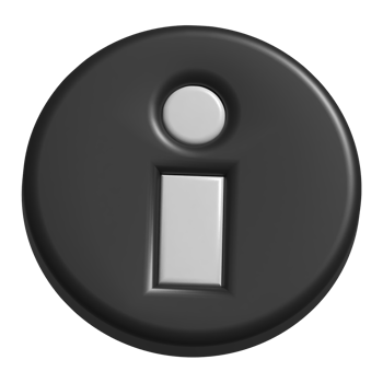 3d icon of information png