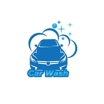 Car wash icon isolated on white background vector