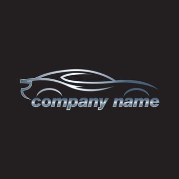 car logo, emblems, badges and icons isolated on white background. vector