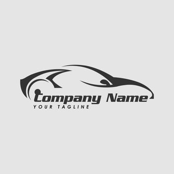car logo, emblems, badges and icons isolated on white background. vector