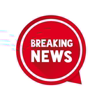Breaking news media announcement nformation speech bubble icon. Entertaining show with news earth, vector. vector