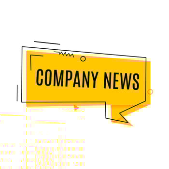 Company news. Company news banner. Flat vector. vector