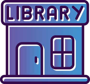 Library Vector Icon Design