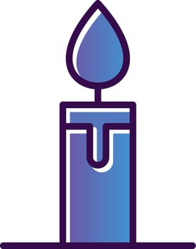 Candle Vector Icon Design